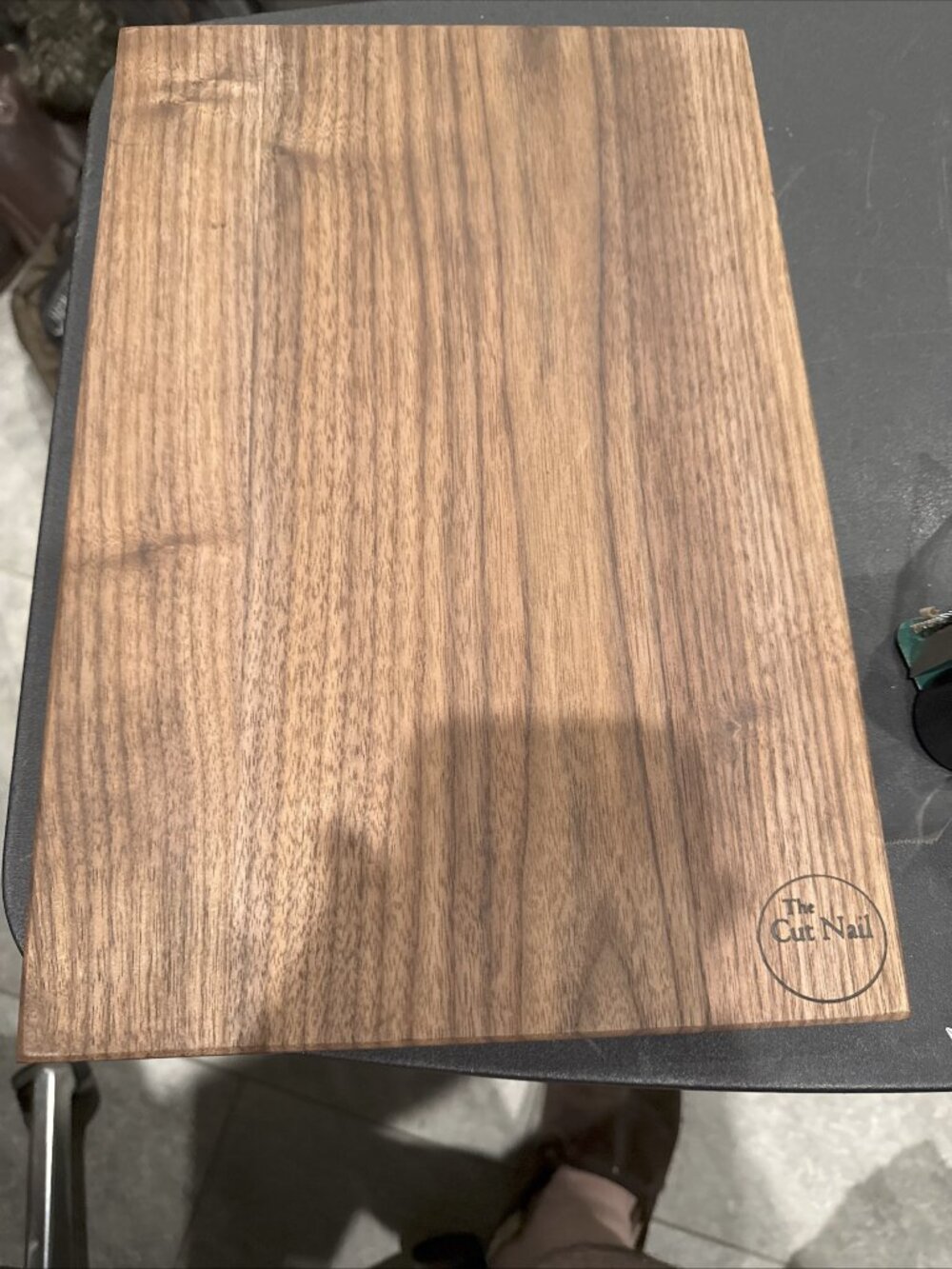 The Cut Nail 10 X 15 Walnut Cutting Board